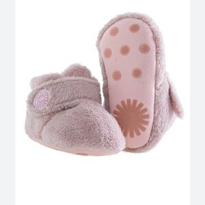 Pink Fuzzy Baby Booties Uggs